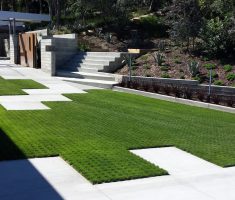 Drivable Grass Driveway with planted sod_Sherman Oaks, CA